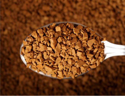 Freeze dried instant coffee